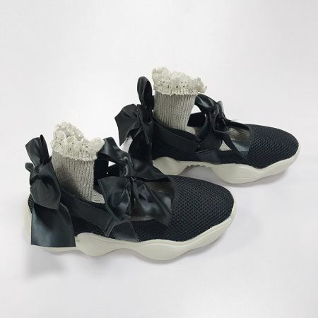 Totokaelo black autumn velcro mid-heel original design 