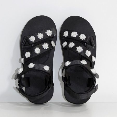 Totokaelo sandals female summer Japanese wild black