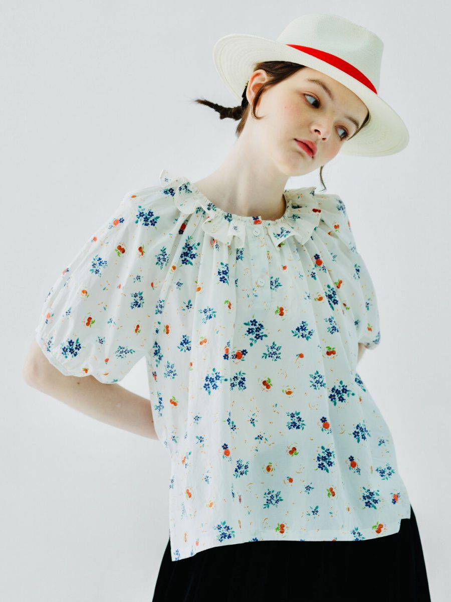 Witty Floral Doll Shirt By Blossom & Brains