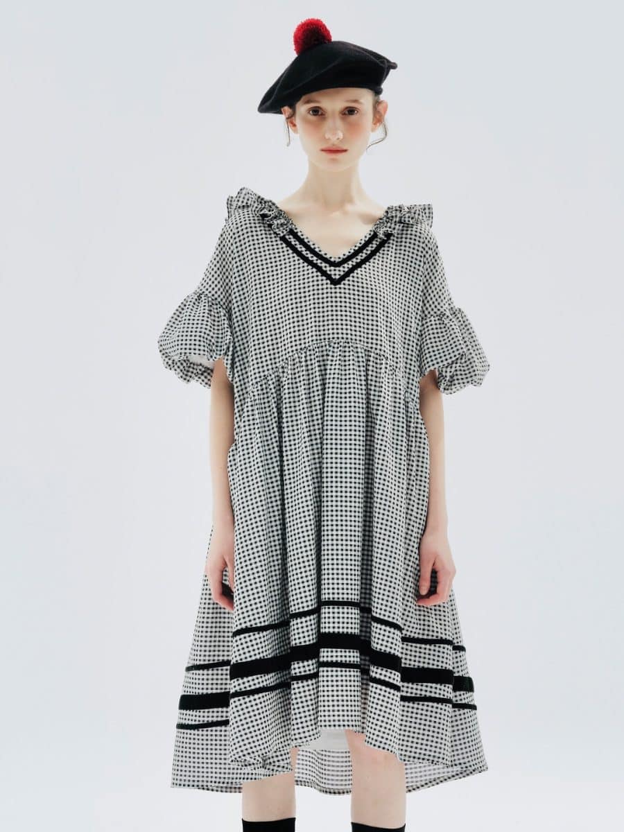 Totokaelo Lattice Dreams Dress