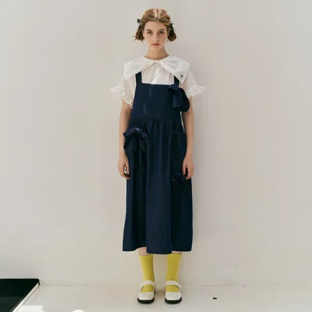 Totokaelo Denim Suspender Dress Parent-Child Summer Style