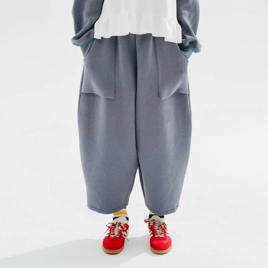 Totokaelo Air Layer Thigh Radish Pants Gray Sweatpants