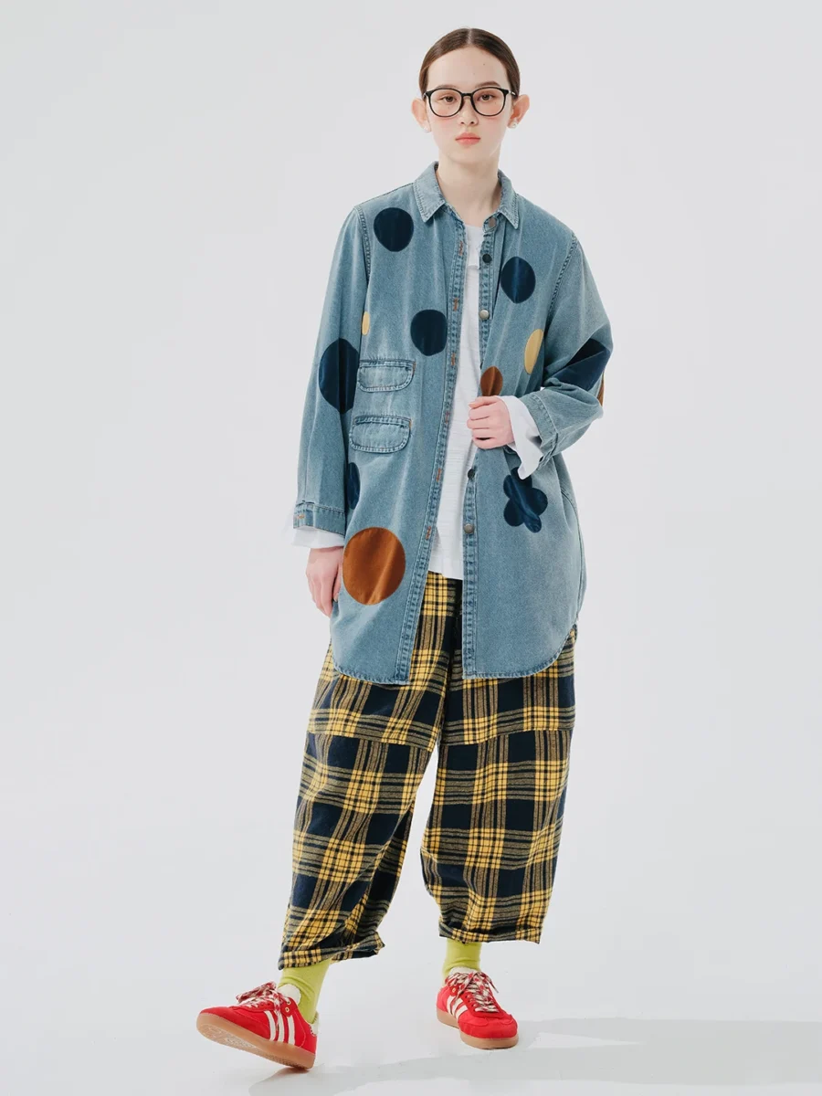 Totokaelo Plaid Carrot Pants Spring Literary Style